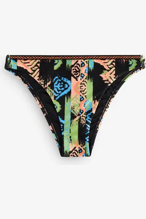 Never Fully Dressed Black High Leg Bikini Briefs AU 20