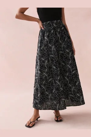 Next Embroidered Maxi Skirt AU 8 R