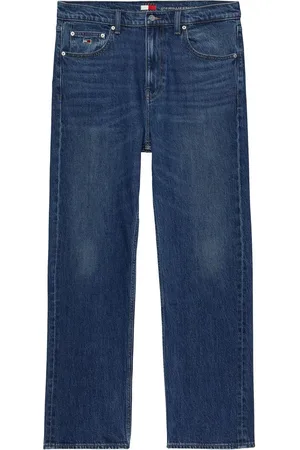 Tommy Hilfiger Blue Dark Otis Mid Rise Straight Jeans W32 L30