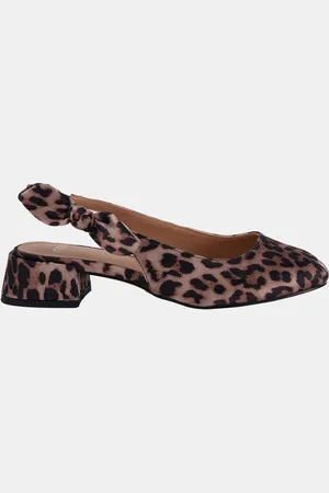 Novo Wide Fit Claudia Bow Low Block Slingbacks AU 9 (EU 40)