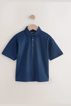 Next Boxy Fit 100% Cotton Short Sleeve Polo Shirt (3-16yrs) 9 Years (134cm)