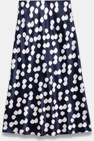 mint&berry Spot Print Satin Skirt xlarge