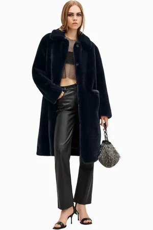 AllSaints AllSaints Blue Sora Coat L