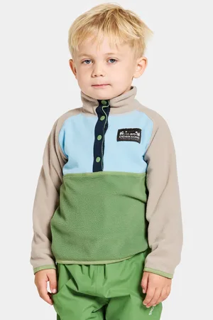 Didriksons Kids Monte Half Button Jumper 1.5
