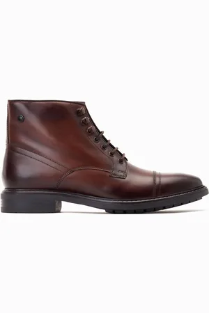 Base London Duke Lace Up Toe Cap Boots AU 8 (EU 42)