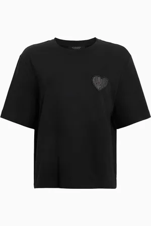 AllSaints AllSaints Black 100% Organic Cotton Lover Lisa T-Shirt XS
