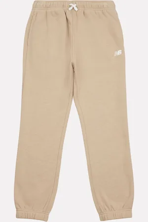 New Balance Orange Small Boys Brush Back Logo Joggers 8