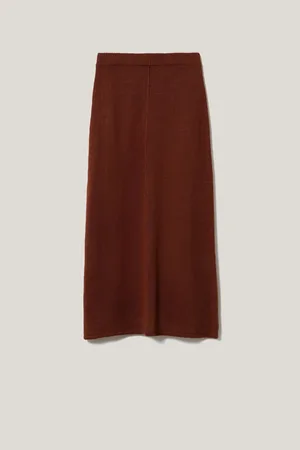 Jigsaw Linen Knitted Skirt small