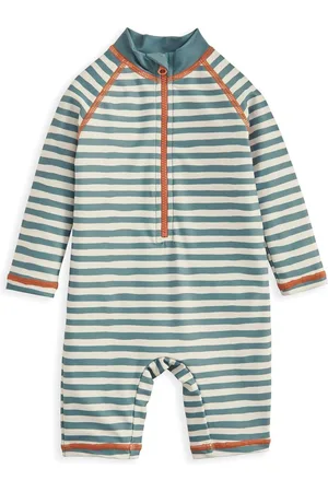 Mamas & Papas Blue Stripe Long Sleeve Rashsuit 6