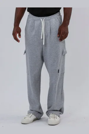 Religion Grey Relaxed Cargo Joggers L
