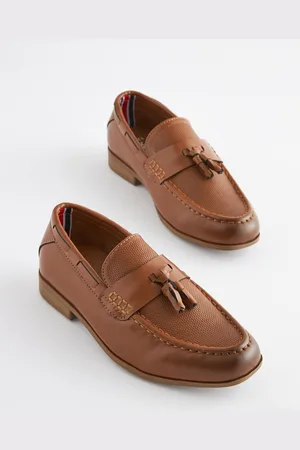 Next Wide Fit (G) Smart Tassel Detail Loafers AU 13 (EU 32)