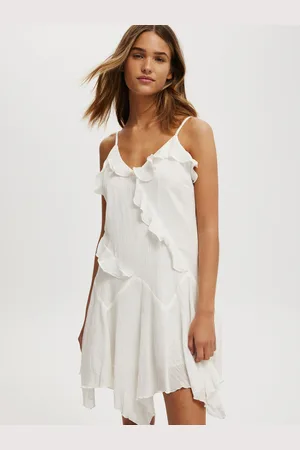 Cotton On Holly Ruffle Mini Dress AU 6