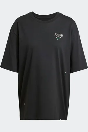 adidas Black 100% Cotton T-Shirt AU 12