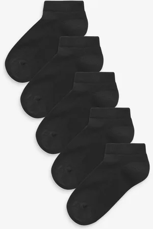 Clarks Black Cushion Sole Trainer Socks 5 Pack 12.5-3.5