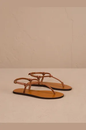 MANEBI Mamas & Papas Knot Thong Tan Brown Sandals AU 9 (EU 40)
