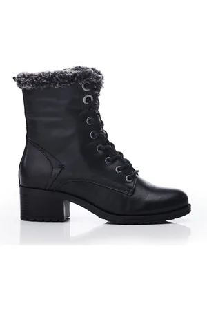 Moda In Pelle ALPINNE FAUX FUR LINED LACE UP LEATHER BOOT AU 7 (EU 38)