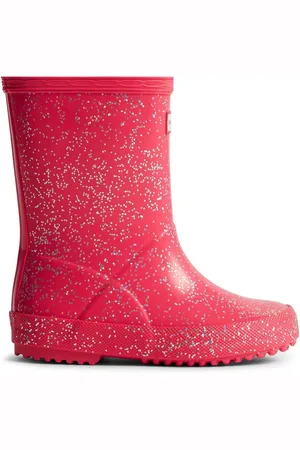 Hunter Kids First Classic Glitter Wellies AU 10 (EU 28)