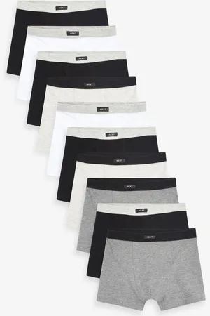 Next Grey Soft Waistband Trunks 10 Pack (2-16yrs) 11