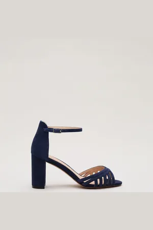 Phase Eight Suede Strappy Block Heel Sandals AU 5 (EU 36)