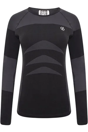Dare 2B Womens In The Zone III Long Sleeve Black Base Layer Top S