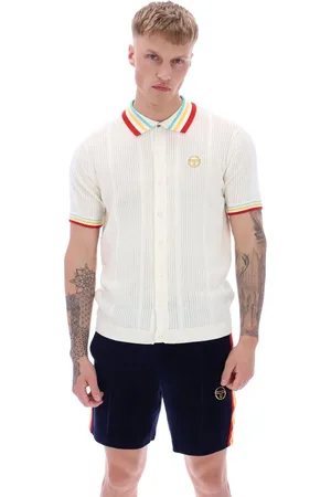 Sergio Tacchini Slice Knit 100% Cotton Polo Shirt XS