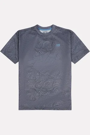 New Balance Grey Boys Trail Athletics T-Shirt 10