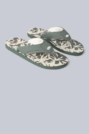 Animale Green/Cream Mens Jekyl Flip Flops AU 13 (EU 47)