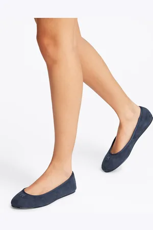 Tommy Hilfiger Suede Ballerinas With Hardware AU 8.5 (EU 40)