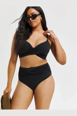 Simply Be Black Magisculpt Twist Front Bikini Briefs AU 24