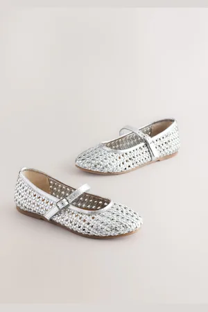 Next Leather Woven Mary Jane Shoes AU 2 (EU 34.5)