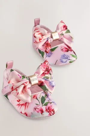 Ted Baker Baby Girls Padders Shoes With Bow Upto 3 Months (50