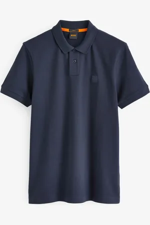 HUGO BOSS Slim Fit Passenger Logo Patch Pique Polo Shirt S