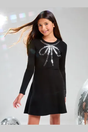Lipsy London Knitted Bow Embellished Dress (5-16yrs) 15 Years (170cm)