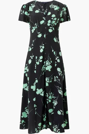 French Connection V-Neck Alessandra Delphine Dress AU 12