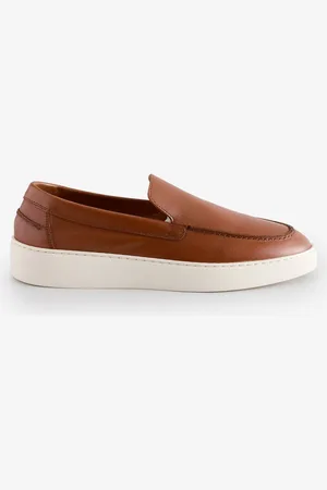 JONES BOOTMAKER Blue Quade Smart Leather Slip-On Shoes AU 11 (EU 45)