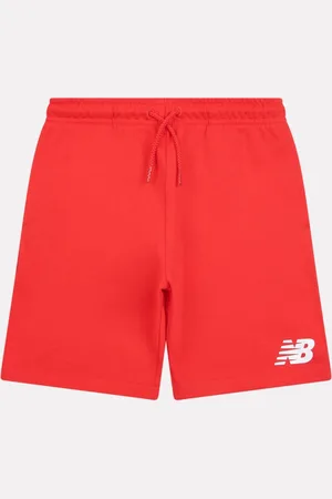 New Balance Kids French Terry Stacked Logo 100% Cotton Shorts 7