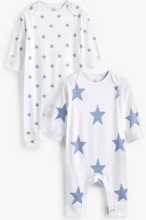 Next Blue Star Baby Kind To Skin Sleepsuits 2 Pack (0-2yrs) 3