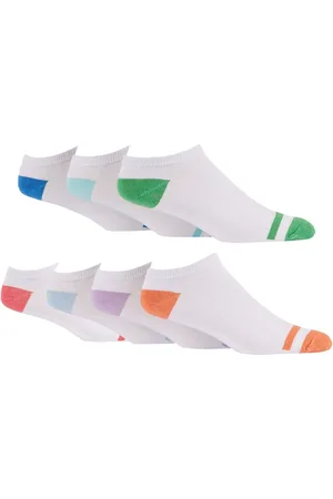Jeff Banks White Cotton Trainer Socks One