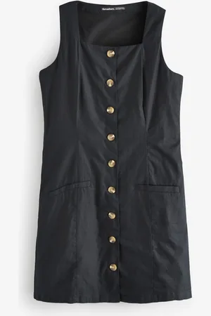 Threadbare Linen Blend Waistcoat Dress 16