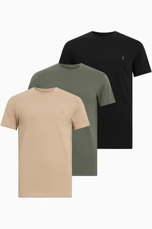 AllSaints AllSaints Black Tonic Short Sleeve Crew T-Shirts 3 Pack XL