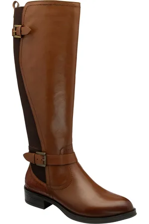 Ravel Brown Ground Leather Knee-High Boots AU 5 (EU 36)