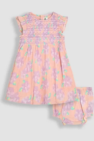 JoJo Maman Bébé Floral Smocked Summer Dress 12