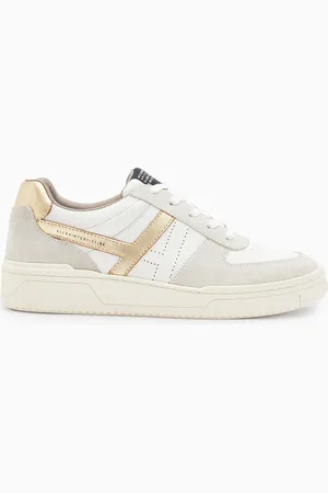 AllSaints AllSaints White/Gold Vix Multi Sneakers AU 9 (EU 40)