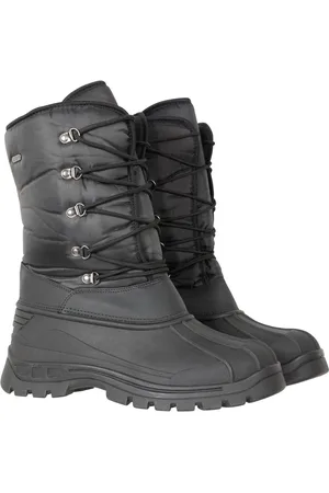 Mountain Warehouse Black Plough Mens Snow Walking Boots AU 7 (EU 40)