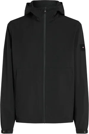 Tommy Hilfiger Black Branded Hooded Jacket S