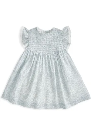 Mamas & Papas 100% Cotton Floral Print Frill Sleeve Dress 9298cm