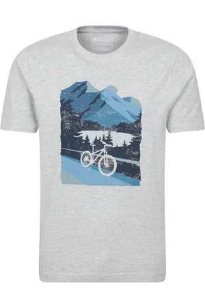 Mountain Warehouse Grey Mens Bike UV T-Shirt large