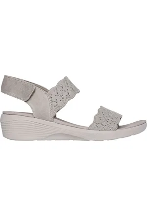 Skechers Grey Arya On The Rise Sandals AU 6 (EU 37)