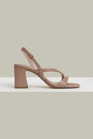 Reiss Alice Strappy Leather Heeled Sandals AU 8 (EU 39)