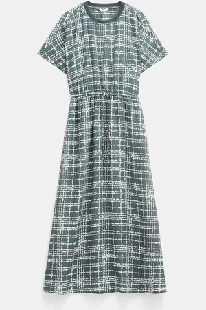 Hush Puppies Short Sleeve Crew Neck Midi Dress AU 10